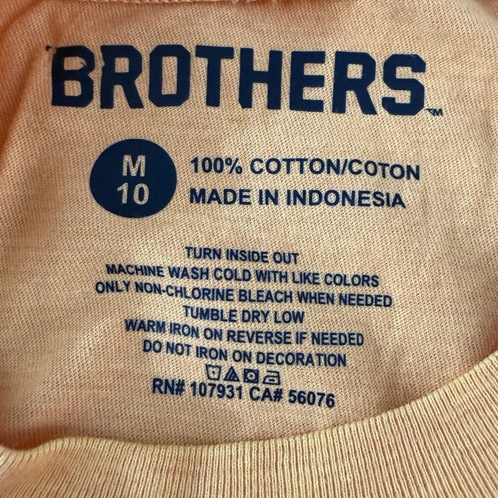 Brothers by Justice Boys Halloween Monster Graphic T Shirt Size M 10 Orange NWT